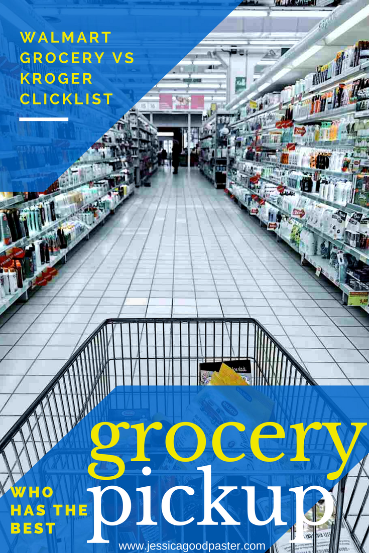 Who Does Grocery Pickup Best? Walmart Grocery vs. Kroger ClickList | Read more for a comparison of popular grocery pickup programs from Walmart and Kroger. Find out which one saves you the most money and time! jessicagoodpaster.com | #groceries #budget #money #food #shoppingonline #shopping #momhacks