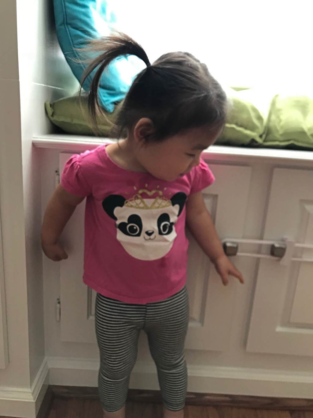 Girl in panda shirt, China adoption, www.jessicagoodpaster.com