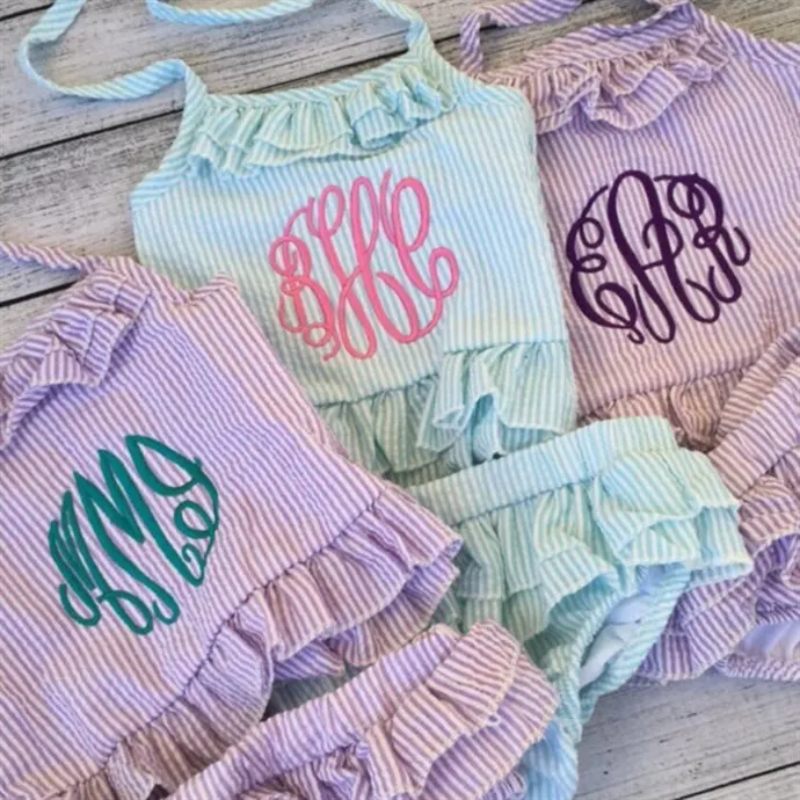 Jane Girls Monogrammed Swimsuit