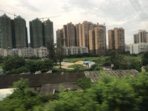 Bullet train from Nanning to Guangzhou