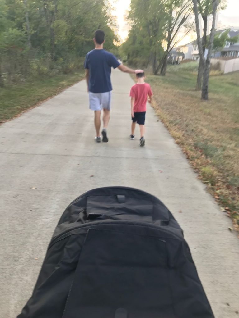 Family walking program app