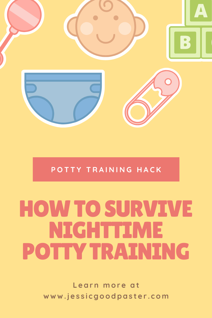 How to Survive Nighttime Potty Training | This tip will help kid get over the hump of potty training at night. These essentials are great for boys and girls. Avoid expensive disposable overnight pull-ups with this pajama hack. #pottytraining  #pottytrainingtips #bedwetting #kidspajamas 