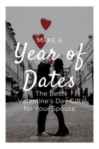 Make A Year of Dates the Best Valentine's Gift Ever | Time together is the best way to celebrate Valentine's Day with your husband, wife, boyfriend, or girlfriend! A year of dates is the gift that keeps on giving. Includes 12 fun date night ideas for any budget. #datenight #dateideas #valentinesday #giftideas #yearofdates