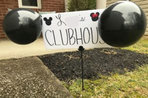 Mickey Mouse Clubhouse Party DIY Welcome Sign