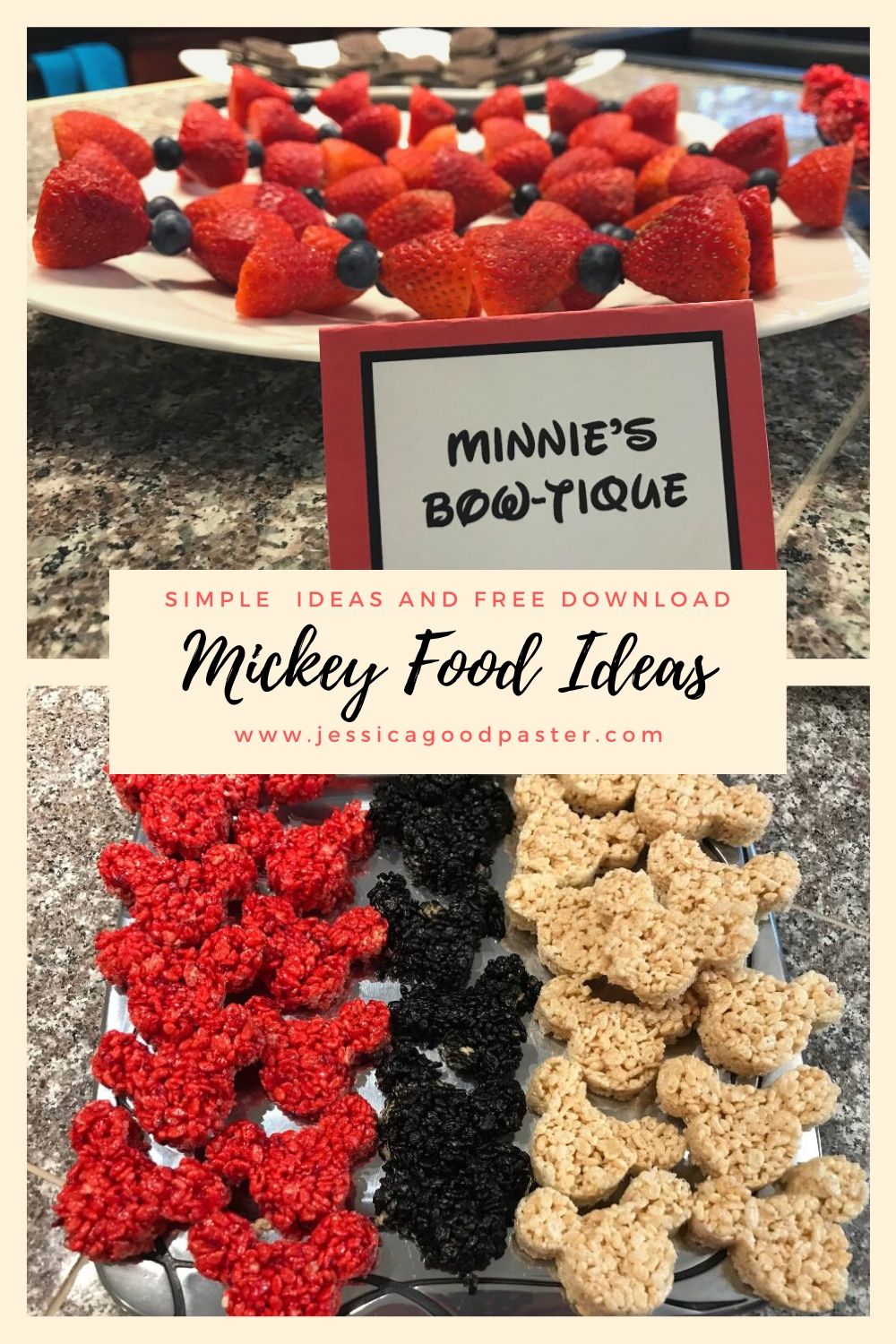 minnie mouse party food names