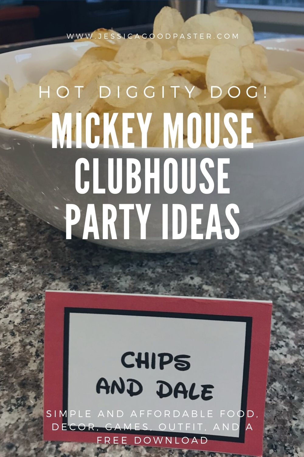 How to Host an Amazing Mickey Mouse Party on a Budget |Chips and Dale | Tons of affordable options for Mickey or Minnie parties including food ideas, decorations, outfits, games, party supplies, and free printables! Your Mickey Mouse Clubhouse fan will have a great birthday ! #mickeyparty #mickeymouse #mickeymouseparty #minnieparty #birthday #mickeymouseclubhouse #mickeyprintables