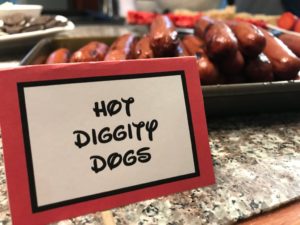 Hot Diggity Dogs for Mickey Mouse Clubhouse Party Food