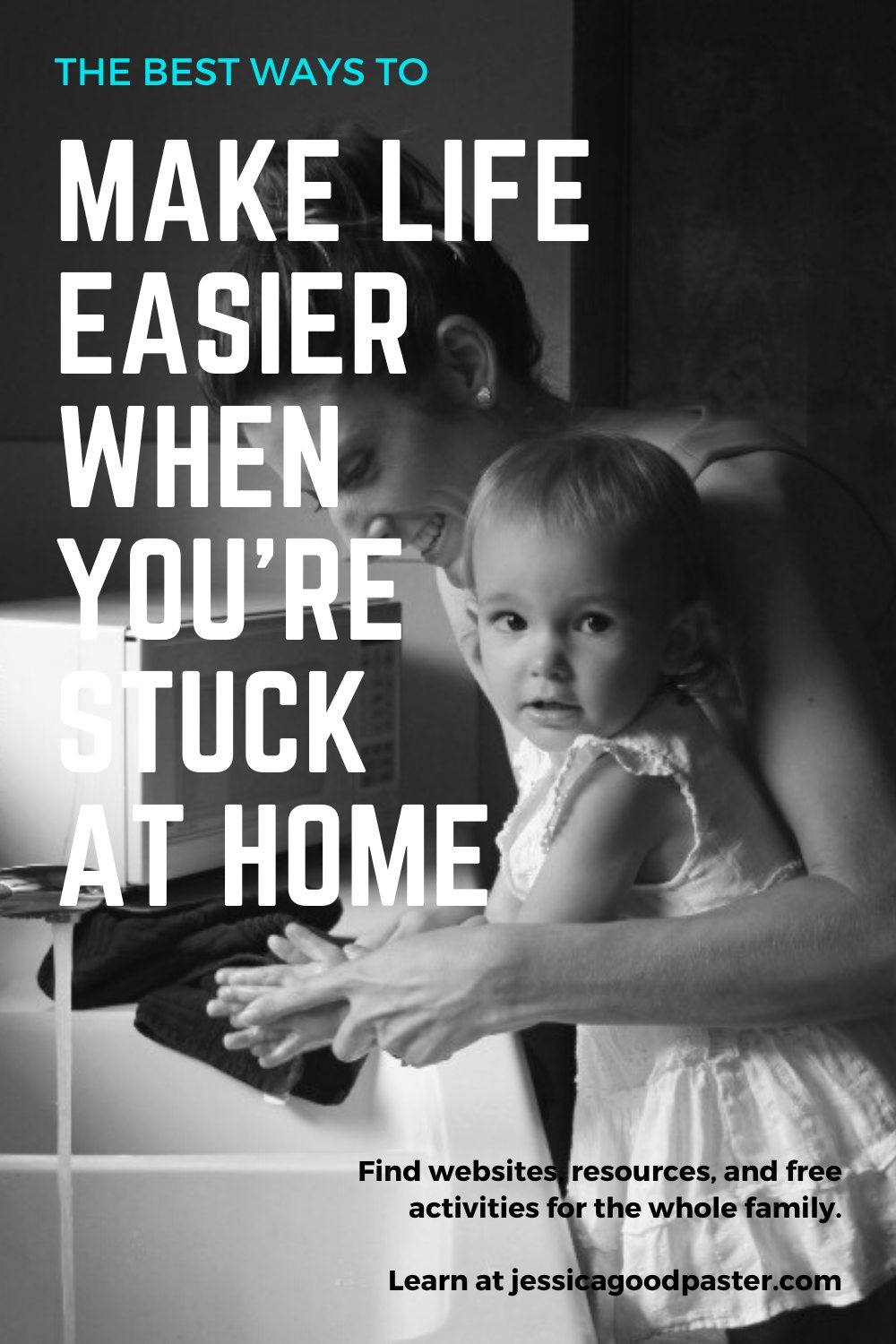 Tips, tricks, resources, and free educational activities for when you're stuck at home! This list includes ways to make life easier for the whole family. Find fun and games, supports for kids with special needs, tips for getting food and supplies delivered, physical and mental health activities, and free educational resources! #home #socialdistancing #parenting #homeschool #lifehacks