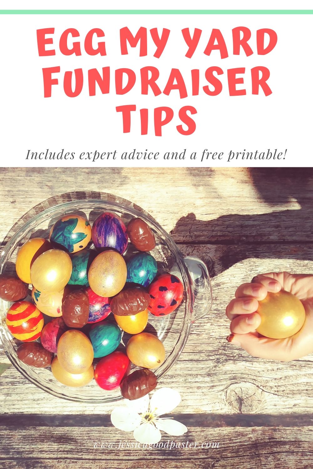 How to Run the Best Egg My Yard Adoption Fundraiser | Learn expert tips on how you can make money with this fun Easter fundraiser! Includes free printable Easter Bunny note and how to organize and advertise, flyer ideas, and ways to make your Egg Your Yard fundraiser a success! #fundraiser #adoption #adoptionfundraiser #easter