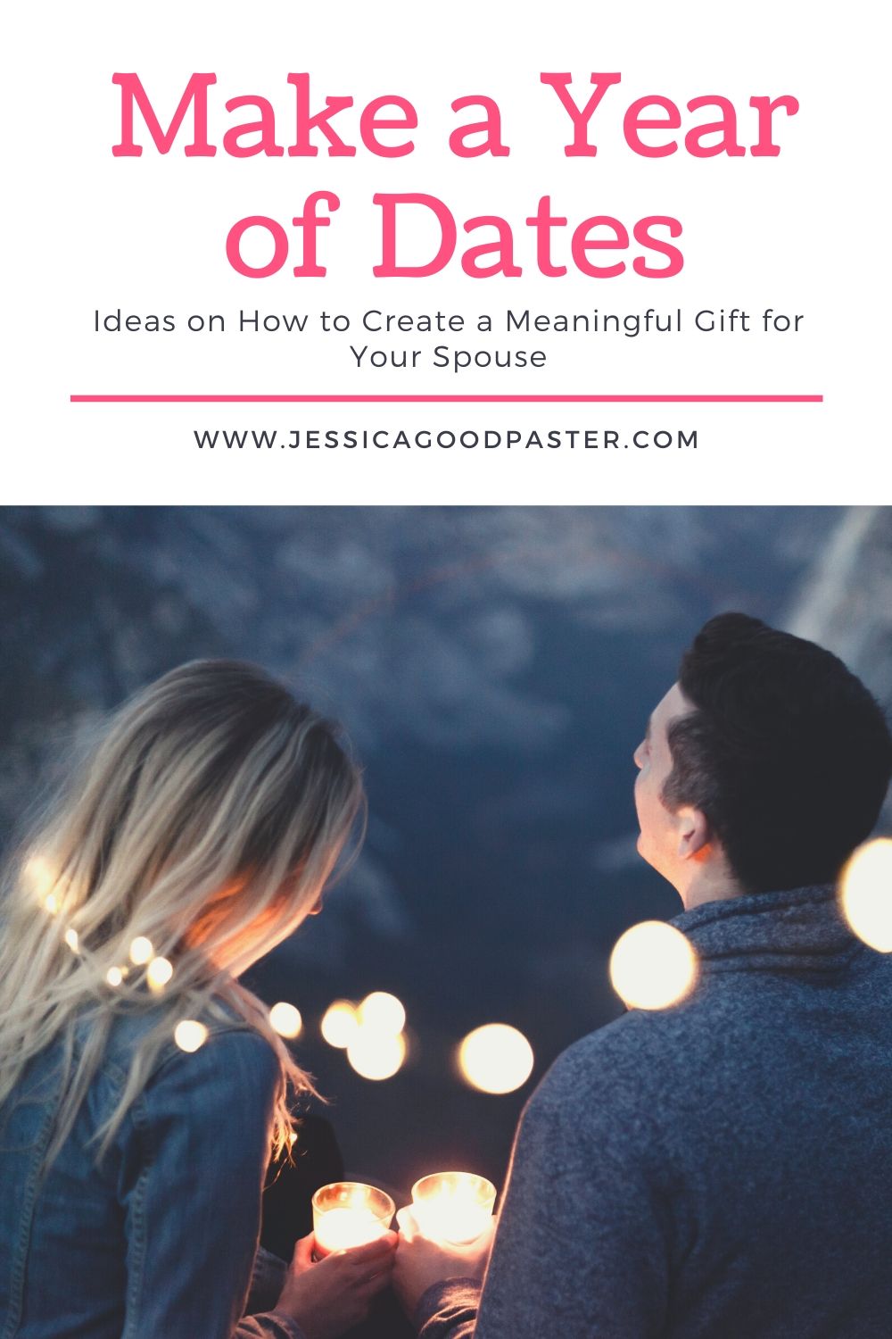 Make A Year of Dates the Best Gift Ever | Time together is the best way to celebrate your husband, wife, boyfriend, or girlfriend! A year of preplanned dates is the gift that keeps on giving. Includes 12 fun date night ideas for any budget. #datenight #dateideas #valentinesday #giftideas #yearofdates #anniversary