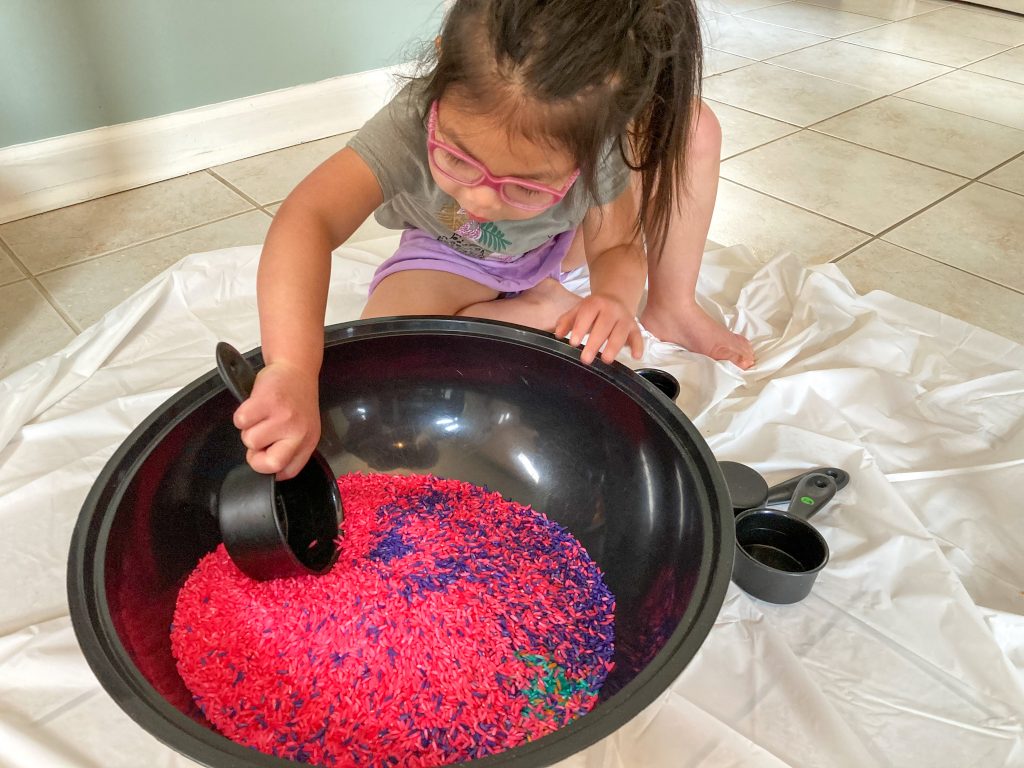 Sensory bins for toddlers and preschool