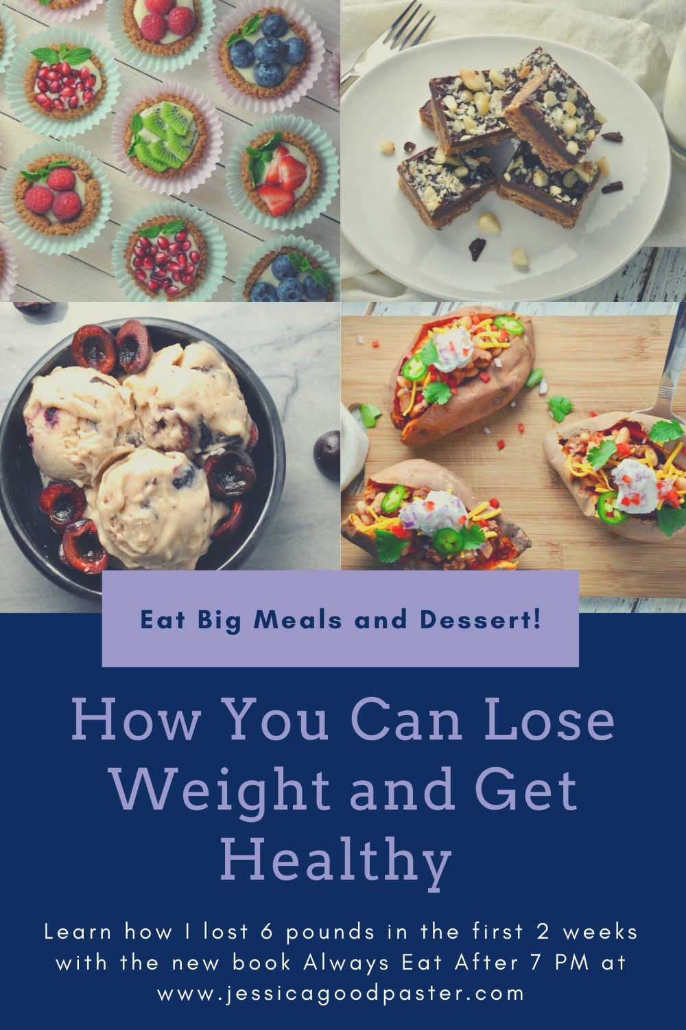 Eat Big Meals and Desserts and Still Lose Weight! | I lost six pounds in two weeks the healthy way with the new book Always Eat After 7 PM! Learn how you can have big meals, eat when you're most hungry, and even have dessert every night with this program from fitness expert Joel Marion. #loseweight #healthy #desserts #getfit #weightloss #diet #IF