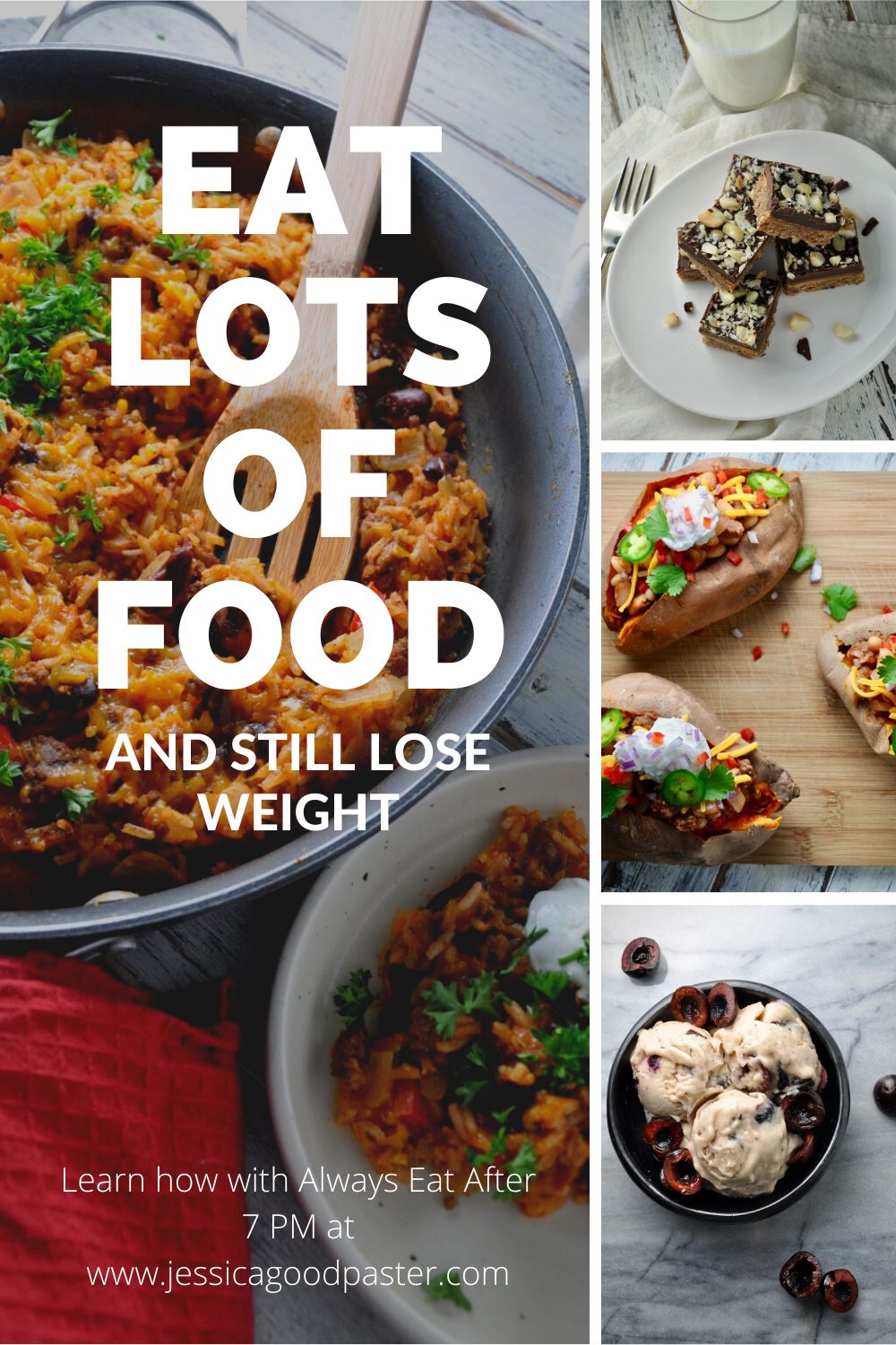 Eat Big Meals and Desserts and Still Lose Weight! | I lost six pounds in two weeks the healthy way with the new book Always Eat After 7 PM! Learn how you can have big meals, eat when you're most hungry, and even have dessert every night with this program from fitness expert Joel Marion. #loseweight #healthy #desserts #getfit #weightloss #diet #IF