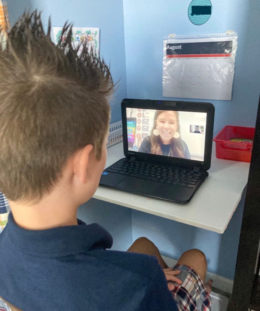 Virtual learning workspace for kids
