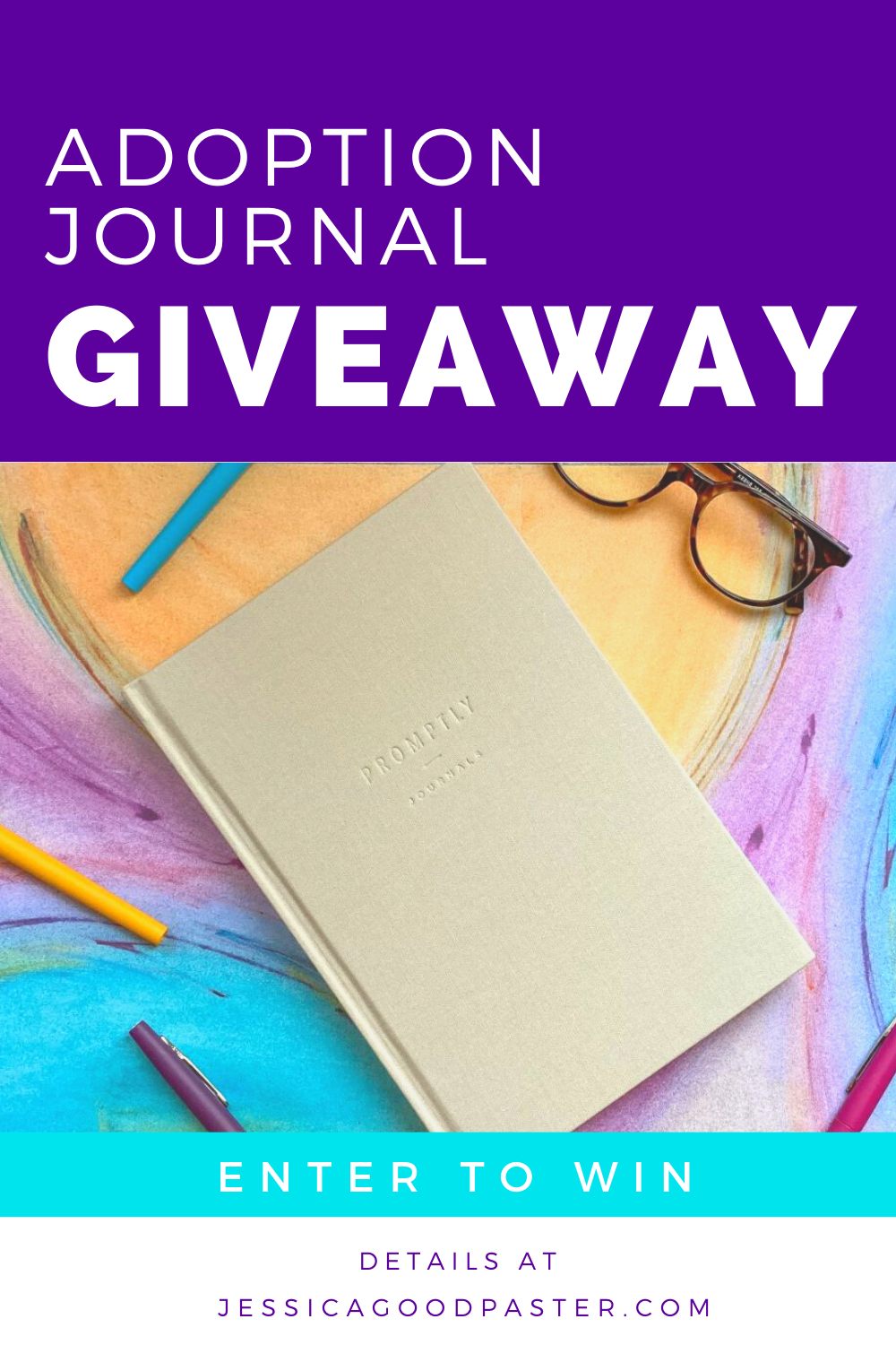 Enter to win a beautiful Adoption History Journal from Promptly Journals! Track the adoption process, journey, and childhood history of your adopted child in this unique journal. Perfect for your domestic newborn adoption or as a gift. Valued at over $30! #giveaway #adoption #journal #adoptionjournal #babybook #gift #adoptionjourney