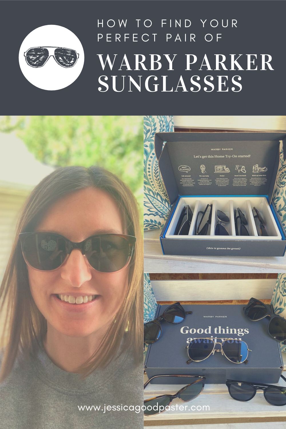 How to Find Your Perfect Pair of Prescription Sunglasses | The Home Try-On Program from Warby Parker lets you test out five pairs of sunglasses for free! Get affordable, stylish prescription sunglasses from the comfort of your house. Check out my experience with the Fall 2020 Collection today. #warbyparker #sunglasses #shopathome #glasses