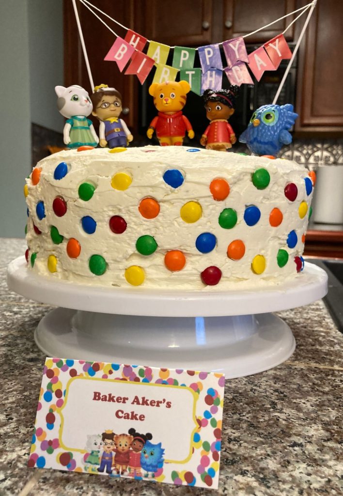 Baker Aker's DIY Polka Dot Rainbow Cake